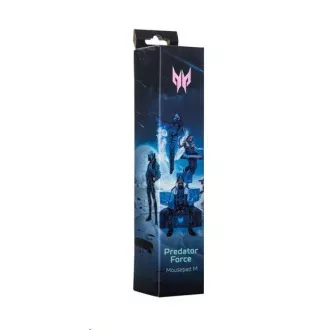 ACER Predator Gaming Mousepad M, podložka pod myš, spodná gumová protišmyková vrstva, horná vrstva polyester s potlačou