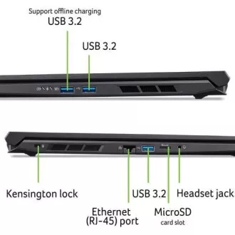 ACER NTB Nitro V 16 AI (ANV16-42-R0YY), R5 240, 16" WUXGA, 16 GB, 1 TB SSD, RTX 5060, W11H, Black
