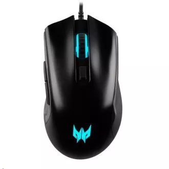 ACER drôtová myš Predator Cestus 333, 5 levels DPI, 1ms, 400 IPS, 20 mil. klikov, USB 2.0, Black