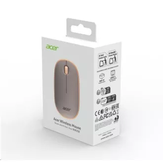 ACER myš Wireless Bubble Mouse, RF2.4G, 1600 dpi, beige