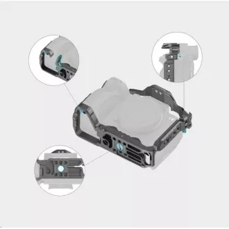 SmallRig 4481 HawkLock Quick Release Cage pre Sony A 7R V/A 7 IV/A 7S III/A 1