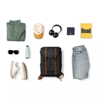 tomtoc VintPack - TA1 Laptop Backpack, čierna