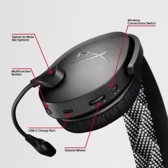 HyperX Cloud Jet Dual Wireless Gaming Headset, modrá