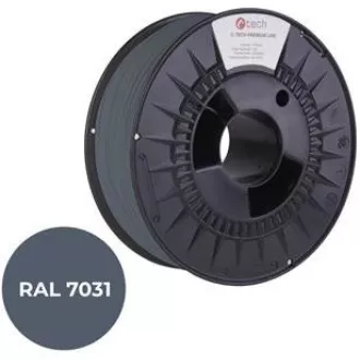 C-TECH Tlačová struna (filament) PREMIUM LINE, PLA, šedomodrá, RAL7031, 1, 75mm, 1kg C-TECH Tlačová struna (filament) PREMIUM LINE, PLA, šedomodrá, RAL7031, 1, 75mm, 1kg
