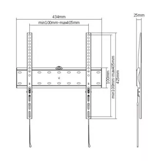 GEMBIRD Držiak TV WM-55F-02, 32 "-55" (40kg), pevný GEMBIRD Držiak TV WM-55F-02, 32 "-55" (40kg), pevný
