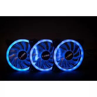 1stCOOL KIT AURA EVO CRYSTAL ARGB 3x Crystal White ventilátor + ARGB Nano radič