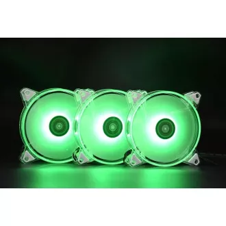 1stCOOL KIT AURA EVO CRYSTAL ARGB 3x Crystal White ventilátor + ARGB Nano radič