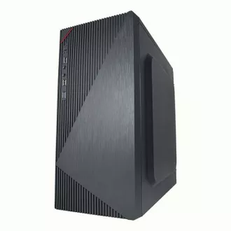 VeinX case Crown CR18A Mid Tower, bez zdroja, 1x USB3.0, 2x USB2.0, čierna