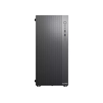 1stCOOL skriňa GAMER 4, Mid tower, AU, USB 3.0, USB-C, 2x120mm, priehľadná bočnica, bez zdroja, čierna