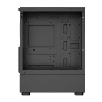 1stCOOL skriňa GAMER 5, Mid tower, AU, USB 3.0, USB-C, bez zdroja, čierna