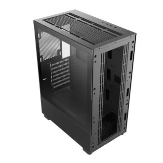 1stCOOL skriňa GAMER 5, Mid tower, AU, USB 3.0, USB-C, 2x 140 ARGB Fan, 1x 120 ARGB Fan, bez zdroja, čierna