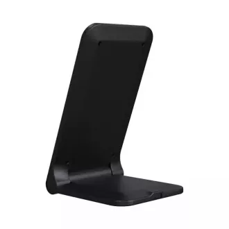 1stCOOL bezdrôtová QI nabíjačka H18, skladací stojan, USB-C, čierna