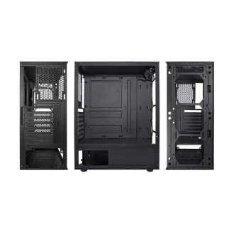 VeinX case HERMES MESH Mid Tower, ATX, 1xUSB 3.0, 2xUSB 2.0, 4x ARGB Fan, ARGB Controller, čierna