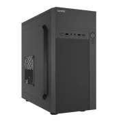 1stCOOL skriňa STEP Premium, micro tower, AU, USB 3.0, USB-C, 1x 120mm + 1x 80mm Fan, čierna