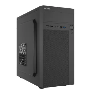 1stCOOL skriňa STEP Premium, micro tower, AU, USB 3.0, USB-C, 1x 120mm + 1x 80mm Fan, čierna