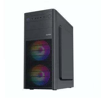 1stCOOL skriňa JAZZ 6, micro tower, AU, USB 3.0, bez zdroja, čierna