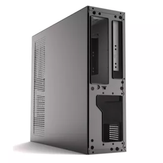 1stCOOL skriňa COMPACT 2, Micro Tower, AU, USB 3.0, USB-C, CR, 1x 60mm Fan, čierna