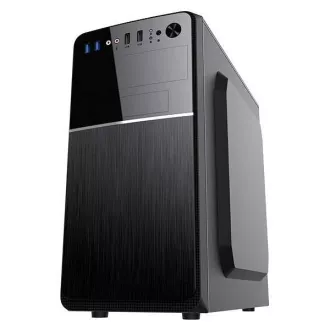 VeinX case Chant CH25 Micro Tower, bez zdroja, 1x USB-C, 2x USB3.0, 1x USB2.0, čierna