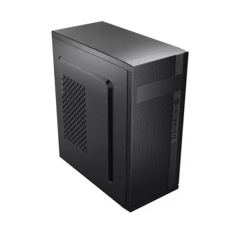 VeinX case ID02A Mid Tower, bez zdroja, 1x USB3.0, 2x USB2.0, čierna