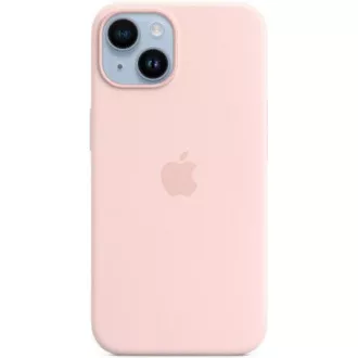 APPLE iPhone 14 silikónové púzdro s MagSafe - Chalk Pink APPLE iPhone 14 silikónové púzdro s MagSafe - Chalk Pink