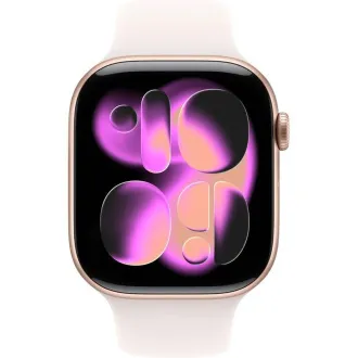 Apple Watch Series 11 GPS 46mm Rose Gold Aluminium Case with Light Blush Šport Band - S/M Apple Watch Series 11 GPS 46mm Rose Gold Aluminium Case with Light Blush Šport Band - S/M