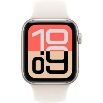 Apple Watch SE 3 GPS + Cellular 40mm Starlight Aluminium Case with Starlight Sport Band - S/M Apple Watch SE 3 GPS + Cellular 40mm Starlight Aluminium Case with Starlight Sport Band - S/M
