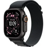 Apple Watch Ultra 3 GPS + Cellular 49mm Black Titanium Case with Black Alpine Loop - Large