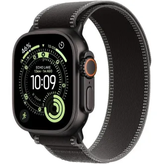 Apple Watch Ultra 3 GPS + Cellular 49mm Black Titanium Case with Black/Charcoal Trail Loop - M/L Apple Watch Ultra 3 GPS + Cellular 49mm Black Titanium Case with Black/Charcoal Trail Loop - M/L
