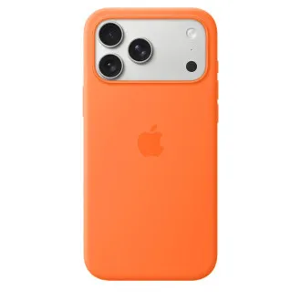 Apple iPhone 17 Pre Max Silicone Case with MagSafe – Orange