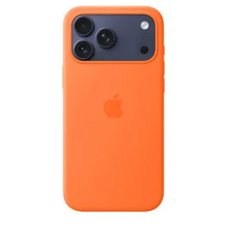 Apple iPhone 17 Pre Max Silicone Case with MagSafe – Orange