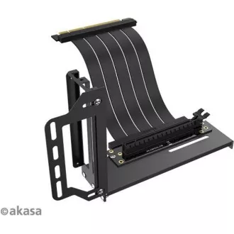 AKASA RISER BLACK PRO, Vertical GPU Holder + Premium PCIe 3.0 Riser cable AKASA RISER BLACK PRO, Vertical GPU Holder + Premium PCIe 3.0 Riser cable
