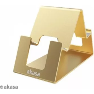 AKASA stojan Aries Pico, hliníkový stojan pre mobil a tablet, zlatá