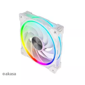 AKASA ventilátor SOHO AR, 12cm ARGB PWM fan, 120x120x25mm, biela