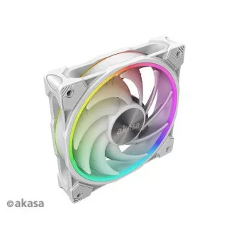 AKASA ventilátor SOHO AR, 12cm ARGB PWM fan, 120x120x25mm, biela