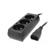 Predlžovací prívod 3x230V pre UPS (IEC320-C14), 30cm