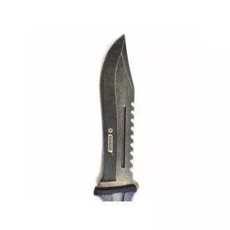 Taktický poľovný nôž Kandar, čierny, 30 cm