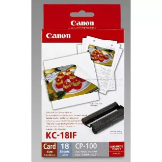 Canon KC18IF nálepka 54x86 18ks do termosublimačnej tlačiarne