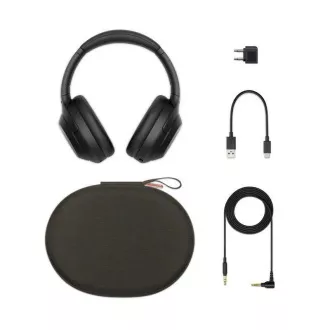 Sony bezdrôtové slúchadlá WH-1000XM4, EU, čierna Sony bezdrôtové slúchadlá WH-1000XM4, EU, čierna