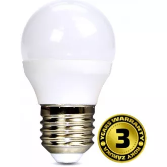 Solight LED žiarovka, miniglobe, 6W, E27, 3000K, 510lm Solight LED žiarovka, miniglobe, 6W, E27, 3000K, 510lm