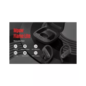 MPOW Flame Lite - športové bluetooth slúchadlá, čierna MPOW Flame Lite - športové bluetooth slúchadlá, čierna