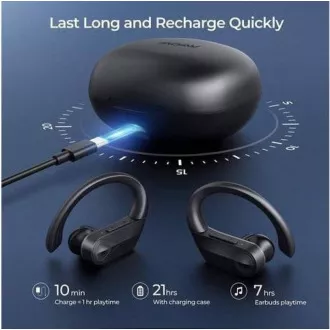 MPOW Flame Solo - športové bluetooth slúchadlá, čierne