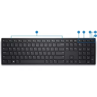 DELL KLÁVESNICA Wireless Keyboard - KB500 - Slovak/Slovak (QWERTZ) DELL KLÁVESNICA Wireless Keyboard - KB500 - Slovak/Slovak (QWERTZ)