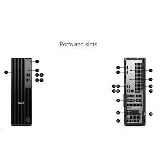 DELL PC Pre Slim QCS1250/180W/TPM/i7-14700/8GB/512GB SSD/Integrated/Kb/Mouse/W11 Pro/3Y PS NBD