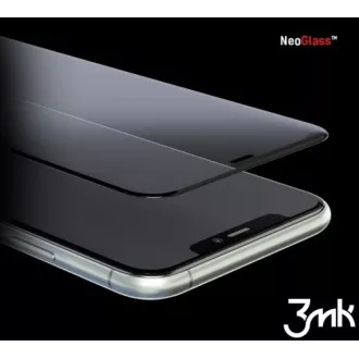 3mk hybridné sklo NeoGlass pre Apple iPhone 11 Pro Max, čierna
