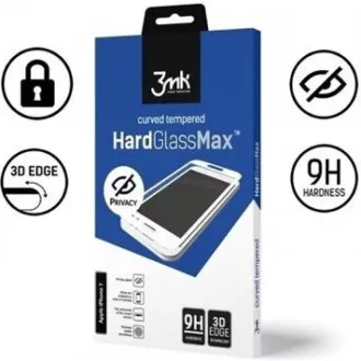 3mk tvrdené sklo HardGlass MAX Privacy pre Apple iPhone 11 Pro, čierna