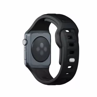 3mk remienok Watch Strap pre Apple 42/44/45/49 mm Black