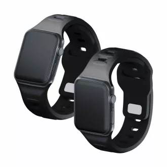 3mk remienok Watch Strap pre Apple 42/44/45/49 mm Black
