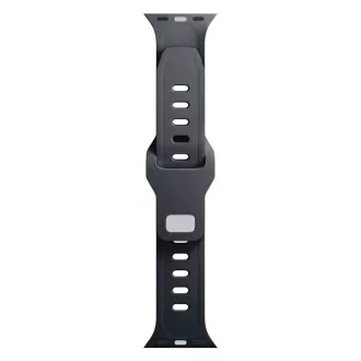 3mk remienok Watch Strap pre Apple 42/44/45/49 mm Black