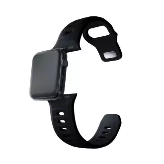 3mk remienok Watch Strap pre Apple 42/44/45/49 mm Black
