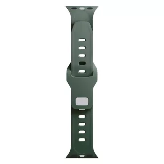 3mk remienok Watch Strap pre Apple 42/44/45/49 mm Dark Green